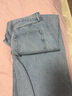 优衣库女装男装宽松廓形牛仔裤/弯刀镰刀裤子25秋冬新款479000 62 粉蓝色 25 /160/64A 实拍图