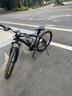 喜德盛山地自行车黑客380避震前叉21速禧玛诺变速X6铝合金车架通勤代步 黑/灰色（26款） 17寸（建议身高165-180） 实拍图