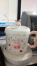 小狗马克杯陶瓷情侣水杯生日礼物杯子高颜值女生伴手礼品 可爱小兔杯+硅胶盖+吸管 1个 400ml 实拍图