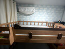 可颜上下铺床儿童床男孩女孩卡通高低床子母床双层床小户型实木上下床 柜梯款 上床宽130  下床宽150 实拍图