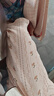 婧麒（JOYNCLEON）月子服纯棉春秋纱布产后哺乳孕妇睡衣家居服 粉XL jyz181399 实拍图