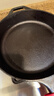 LODGE【美国进口】26CM 不易粘铸铁锅无涂层牛排煎锅通用款L8SK3 实拍图
