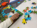 弥鹿（MiDeer）进阶拼图幼儿早教纸质大块拼图4阶-恐龙认知(收纳袋款)家居装饰 实拍图