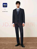 海澜之家（HLA）西服套装男春秋新轻商务经典系列西装套装 藏青01【西服+西裤】 3XL 185/104B推荐170~180斤 实拍图