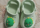牧童儿童拖鞋夏男宝宝洞洞鞋软底女童卡通洗澡婴幼儿家居鞋奶龙绿150 实拍图