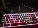 惠普（HP）GK200机械键盘有线办公游戏键盘 20种背光灯效 87键电竞键盘鼠标套装电脑外设键鼠 侧刻渐变粉【茶轴】白光 实拍图