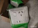 施耐德电气 双开双控开关 86型暗装墙壁电源二开开关插座面板 睿意系列 白色 实拍图