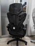 朗域轩品人体工学电竞椅人工力学座椅久坐护腰宿舍游戏电脑椅子可躺写字椅 【升级四向腰托】骁骑黑丨乳胶-1级气杆 120-155度(含) 联动扶手 四向腰托 实拍图
