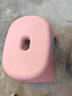 椅子奶油风家用小凳子加厚塑料凳可叠放耐用儿童凳学生寝室矮凳 樱花粉1个 实拍图
