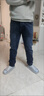 京东京造【已售30w件】牛仔裤男士休闲裤子男秋季直筒 黑色 32 实拍图