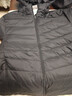啄木鸟轻薄羽绒服男秋冬季款外套男连帽情侣加绒保暖袄子冬装上衣服男装 1800-2黑色【连帽款】 2XL （140-160斤） 实拍图