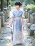 九能男童汉服新款夏季儿童国风古装王爷唐装短袖高端男孩幼儿园六一 长风短袖 110 适合104-113/14-20KG 实拍图