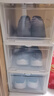 爱丽思（IRIS）塑料鞋盒透明大号AJ球鞋鞋柜防尘防潮鞋架可叠加鞋子收纳盒 4个装 实拍图