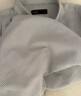 BLACKMONDAY纯棉牛津纺竖条纹短袖衬衫男全棉免烫抗皱男士商务休闲衬衣 实拍图
