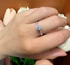 I Do铂金PT950钻戒1克拉经典六爪钻石戒指婚戒求婚结婚送老婆生日礼物 经典六爪50分钻石 14号 实拍图