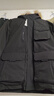 京东京造【进口极寒95鹅绒服】羽绒服男外套女冬季新款中长款 曜石黑 XL 实拍图