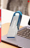 闪迪（SanDisk）128GB U盘 CZ73 时尚蓝色 安全加密 数据恢复 学习电脑办公投标 小巧便携 车载 大容量金属优盘 实拍图