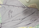 红豆居家女士220g双面纯棉精梳紧密赛络纺睡衣女家居服 浅雾紫 XL 实拍图