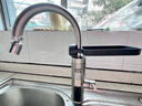 奥克斯（AUX）电热水龙头热水器加热水龙头快速热水变频恒温厨房下进水 【大屏数显】电镀银+漏保插头+万向喷头 实拍图