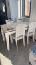 全友家居 现代简约落地餐桌椅组合套装客厅家用6-8人长方形吃饭桌子 石材|餐桌+餐椅*4 实拍图