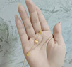 老庙黄金项链足金肖邦链素链女款锁骨链送女友老婆妈妈节日礼物 约5.5g 实拍图