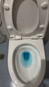九牧（JOMOO）马桶 家用虹吸式马桶大冲力节水坐便器 防臭瞬冲 易洁抗菌马桶 易洁无棱-双旋暴风冲11396-305坑 实拍图