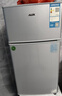 奥克斯小冰箱家用小型迷你冷藏冷冻两用出租房宿舍用节能省电寝室办公室电冰箱 【全国联保】42A156D银【节能省电】 实拍图