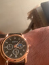 正品男士手表高档休闲石英表简约气质男表皮带高颜值罗马时尚腕表 黑色运动款 实拍图