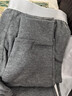 南极人男士秋裤纯棉抑菌线裤打底秋裤保暖裤单裤2条装藏青+深灰2XL 实拍图