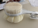 Creative art洗澡刷搓背刷洗澡搓澡神器后背沐浴球浴花身体沐浴刷长柄软毛1个 实拍图