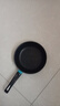【亏本清仓】韩式麦饭石色不粘锅平底锅铁锅电磁炉不带盖 黑色小煎锅 16cm 实拍图