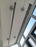 金贵夫人阳台晾衣架手摇升降三杆晾衣杆手动室内伸缩晒衣架家用晾晒神器凉 冰川银 2.0m 圆杆三杆 【航天级铝材】 实拍图