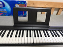 特伦斯电子琴88键折叠琴成人儿童初学电钢键盘教学乐器V10便携钢琴 典雅黑+原装琴包 实拍图