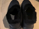 足力健老人鞋加绒羊毛靴中老年防寒保暖雪地靴棉鞋冬季男鞋 8689K黑色42 实拍图