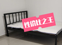 科虎【顺丰入户】床铁艺床双人床家用单人铁架床简约出租房铁床 黑色高头平尾【店长重点推荐】 1.5*2.0m【店长重点推荐款】 实拍图