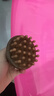 按摩梳高端檀木圆盘头部头皮经络梳毛囊疏通神器养发保健梳子通用 金丝檀圆盘钉钉梳28齿一个装 7.6X6.5 实拍图
