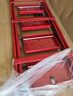 忆琳居梯子家用安全人字梯折叠梯伸缩多功能楼梯便捷扶梯加厚红色四步 实拍图
