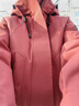 鸭鸭（YAYA）王一博同款新山系户外登山羽绒服男女士同款2025新款休闲外套YX 珊瑚红色 M /170/88A 实拍图