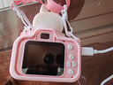 卡卡曼儿童相机照相机3-6岁玩具女孩生日礼物7-14岁小宝宝高清数码拍照 粉兔【9600W双摄+128G+全包硅胶 10-12岁玩具男孩迷你相机学生 实拍图
