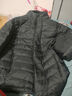 啄木鸟羽绒服男轻薄款秋冬季新款冬装男士外套男纯色大码上衣服男装袄子 1800黑色【连帽款】 L 170 实拍图