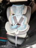 百能宝宝安全座椅儿童0-3-4-6-7-12岁汽车用婴儿车载可坐可躺1岁以上 牙米+Iso接口+360旋转+90度悬停+加宽加大 实拍图