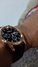 【网红爆款】商务腕表石英运动表休闲皮带男女手表 黑色 实拍图