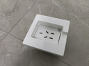 公牛（BULL）开关插座 嵌入式插座可调节空调冰箱隐藏插座GTBZ223白色五孔10A 实拍图