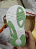 基诺浦宝宝学步鞋 18个月-5岁春秋款儿童鞋子 软底男女机能鞋GY1539 白色/绿色/灰色/银色 21 130mm 适合脚长130-135mm 实拍图