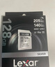 雷克沙（Lexar）128GB SD存储卡 U3 V30 佳能索尼富士尼康相机高速SD卡 读205MB/s 写140MB/s 4K超清录制 SD银卡 实拍图