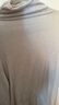 优衣库HEATTECH EXTRA WARM混纺圆领T恤/长袖女装9%羊绒478955 478955/03灰色 2XL 实拍图