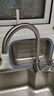 九牧（JOMOO）厨房水龙头304不锈钢洗菜盆360°旋转冷热双控龙头33221-748/7B-Z 实拍图