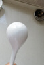 斯凯绨（Sky Top）大号汤勺陶瓷饭勺子餐勺骨瓷家用酒店餐具纯白亨利大调羹1件装 实拍图