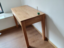 源氏木语全实木小书桌现代简约橡木学习桌北欧风小户型办公桌子书房电脑桌 【4】原木色橡木两抽书桌1.2米 组装 实拍图