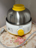 美的（Midea）煮蛋器 蒸蛋器 单层7颗蛋 家用自动断电迷你鸡蛋羹神器防干烧不锈钢便携式MZ-ZDE1601 实拍图